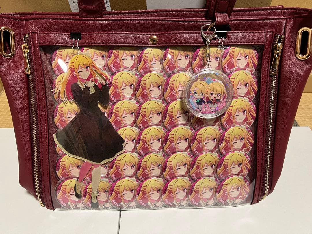 推しの子 映画村 星野ルビー グリッター缶バッチ 痛バック 痛バ - メルカリ