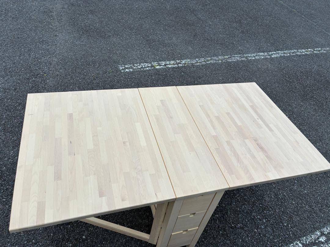 イケア(IKEA) ノールデン(NORDEN) ゲートレッグテーブル バーチ