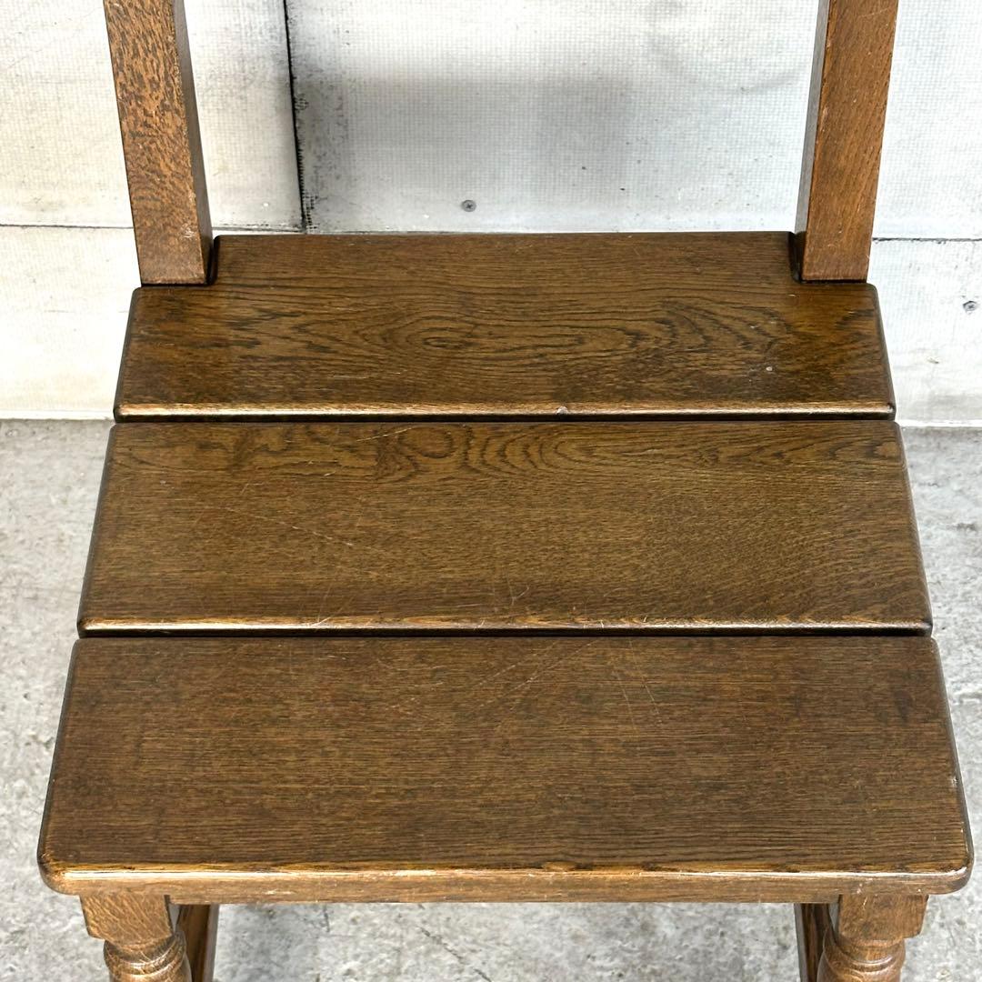 ✦昭和レトロ✦ オーク材 椅子｜ヴィンテージ ダイニングチェア｜無垢木製①