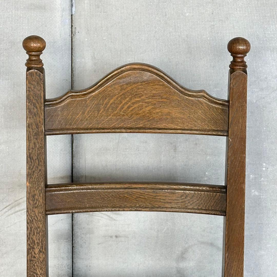 ✦昭和レトロ✦ オーク材 椅子｜ヴィンテージ ダイニングチェア｜無垢木製①