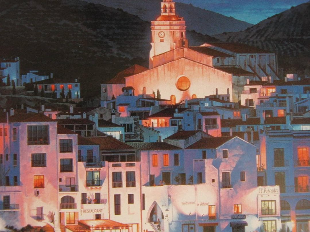 笹倉鉄平、【カダケス】、希少な額装用画集より、状態良好、新品額装付