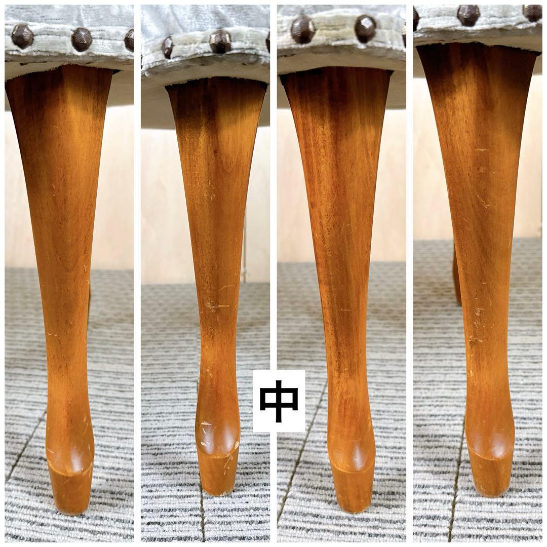 アンティーク 猫脚 スツール ヴィンテージ レトロ チェア 椅子 おしゃれ 3脚