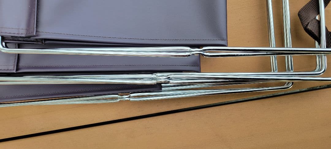 サキ R-357BR セルフワゴン レザースタイル PVC ブラウン ラゲッジ②