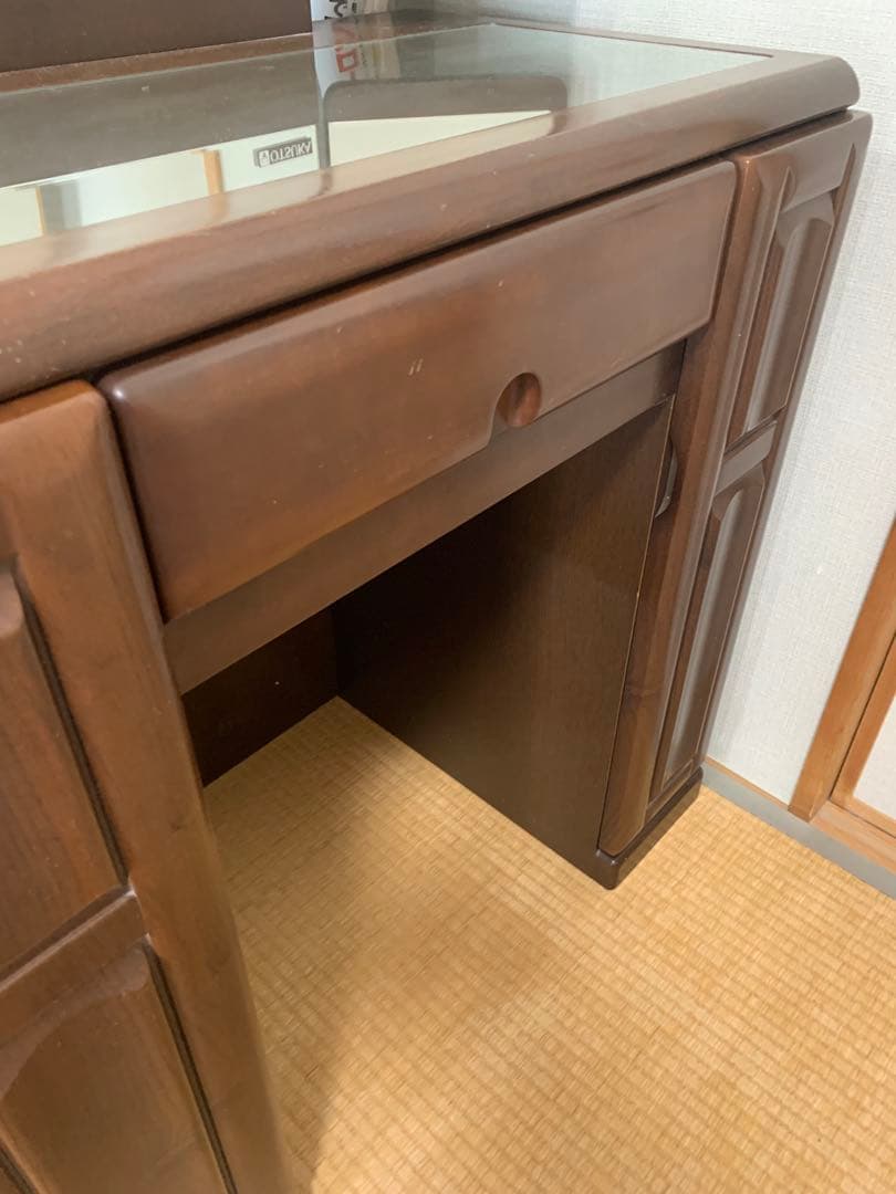 【出品その1/2】三面鏡ドレッサー（椅子は別出品です）