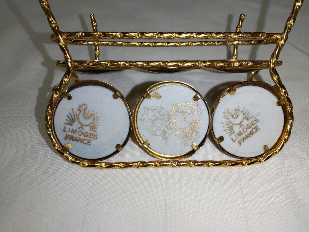 リモージュ 陶器 イス&テーブル セット