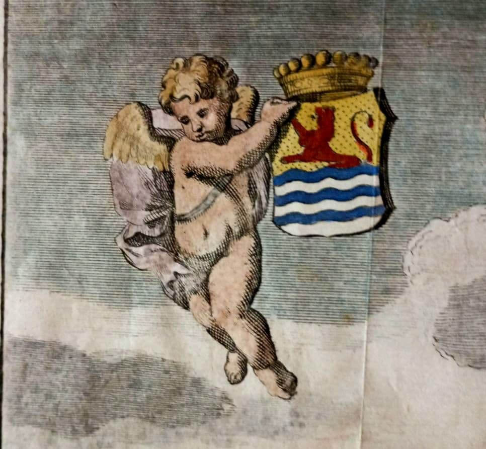 額装品 景観図 17世紀 オランダ ゼーランド州トーレン お値打ち - メルカリ