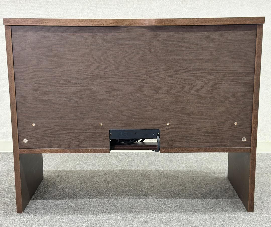 mayunn■カリモク家具■パーソナルデスク　モカブラウン　コンセント付き