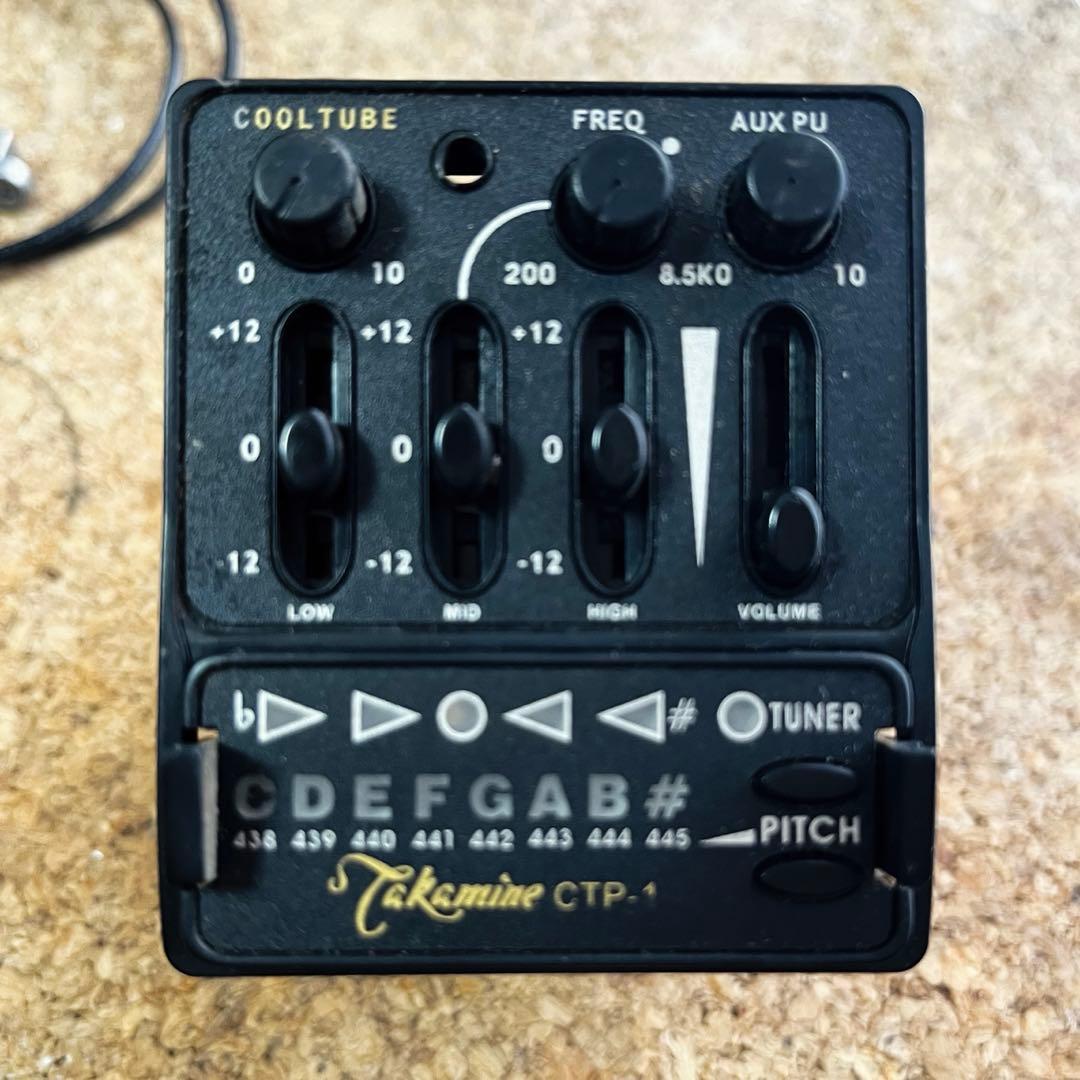 Takamine CTP-1 真空管プリアンプ 純正ピックアップ 動作未確認 - メルカリ