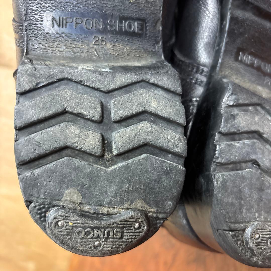 ミリタリーブーツ ブラック レザー ハイカット 26㎝ 0202o186 - メルカリ