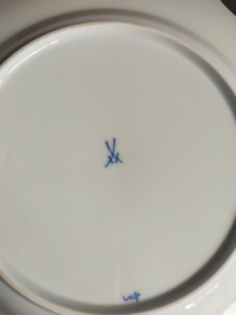 【マイセン】28cm大皿 ワンプレート ディナープレート 6枚セット 14.5万