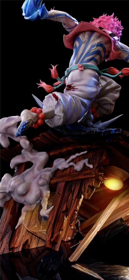 ラスト1】煉獄杏寿郎 猗窩座 フィギュア ガレージキット GK 数量限定