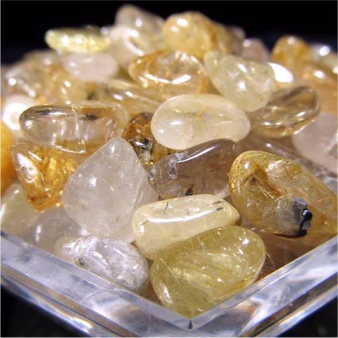 ★限定ご奉仕★金運✳︎勝負運☆【500gゴールドルチルクォーツさざれ石】❤️