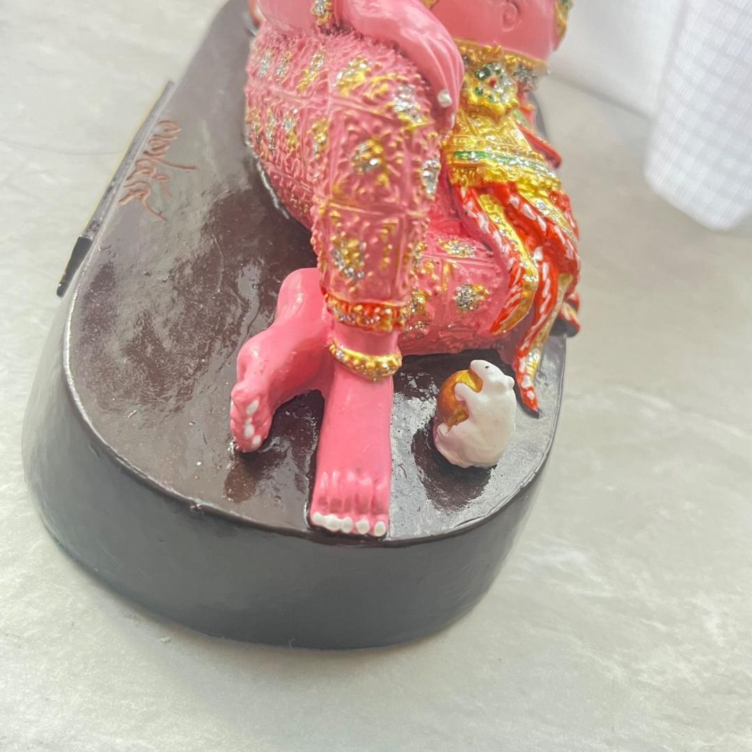 ピンクガネーシャ ピンクガネーシア タイ オブジェ 縁起物 像 限定品 置物