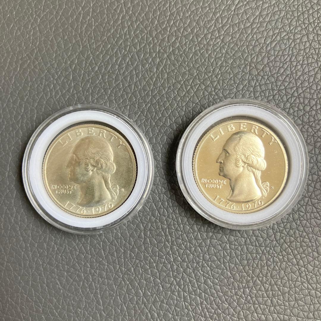 ワシントン　クォータードル3枚