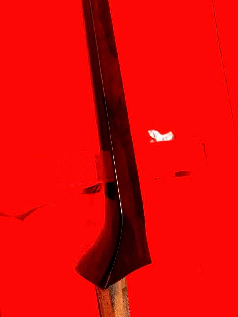 フライングやもりん ガマゴン黒檀竿　三線