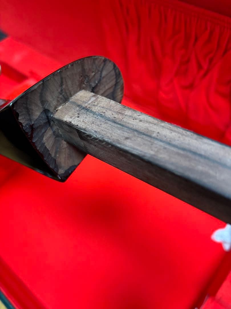 フライングやもりん ガマゴン黒檀竿　三線