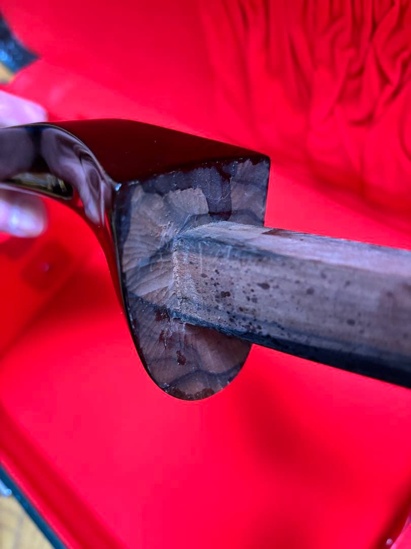 フライングやもりん ガマゴン黒檀竿　三線