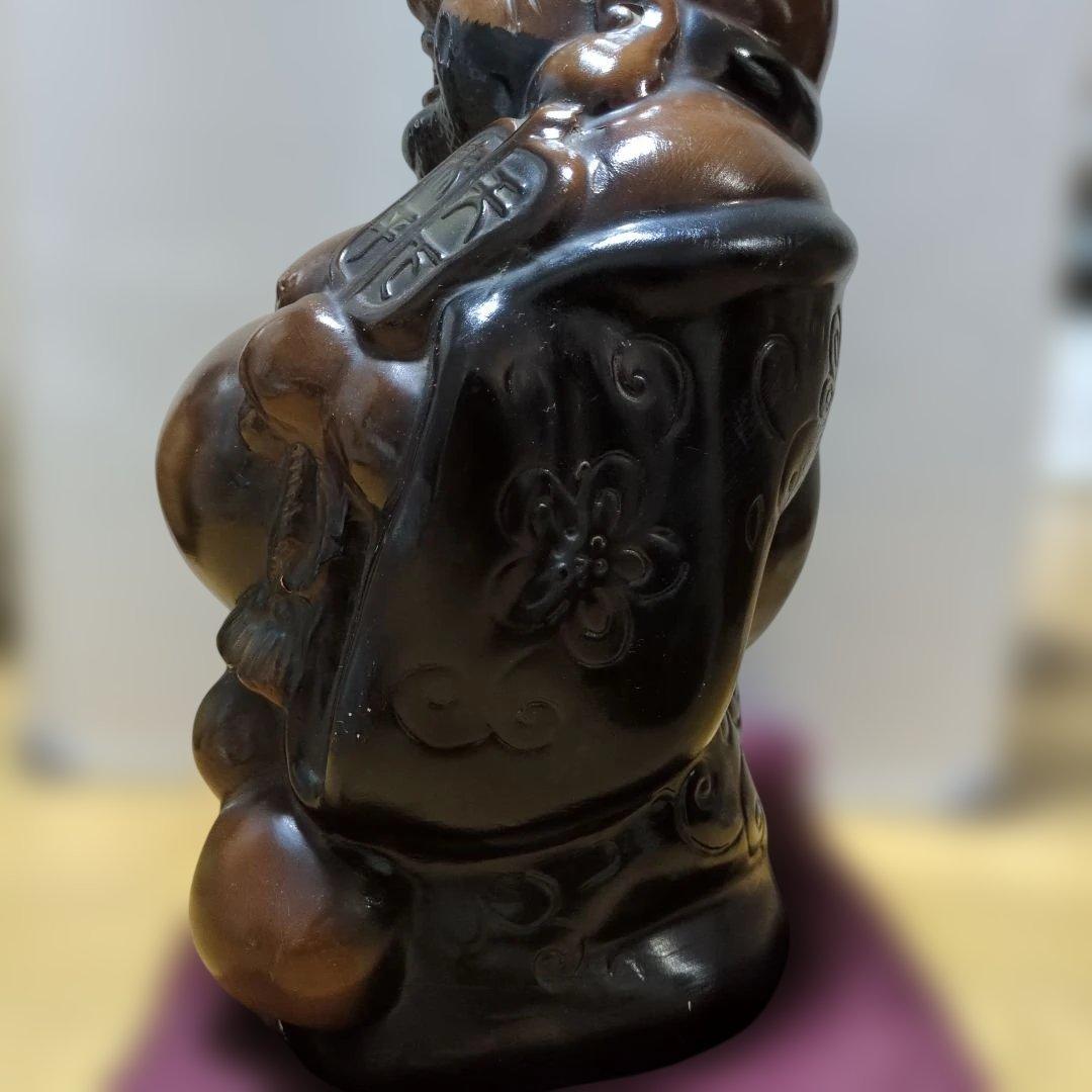 石膏と樹脂製　 布袋尊　貯金箱　 約37cm