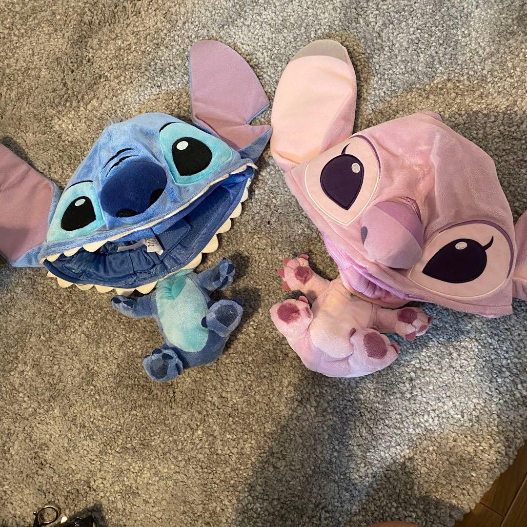 スティッチ エンジェル ファンキャップセット - メルカリ