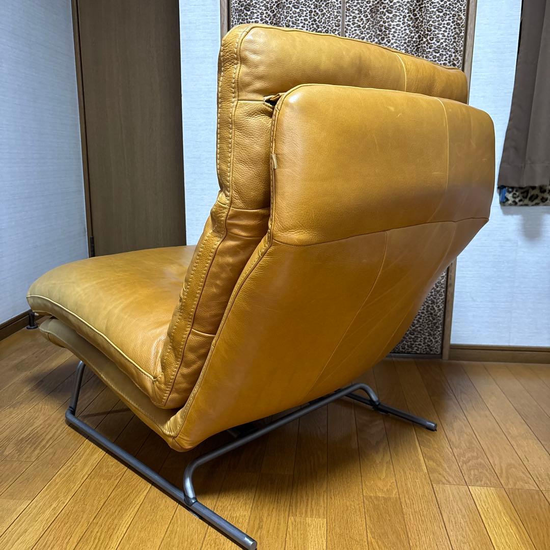 tabu 本革　シングルリクライニングソファ(クラッシュゲート・関家具)