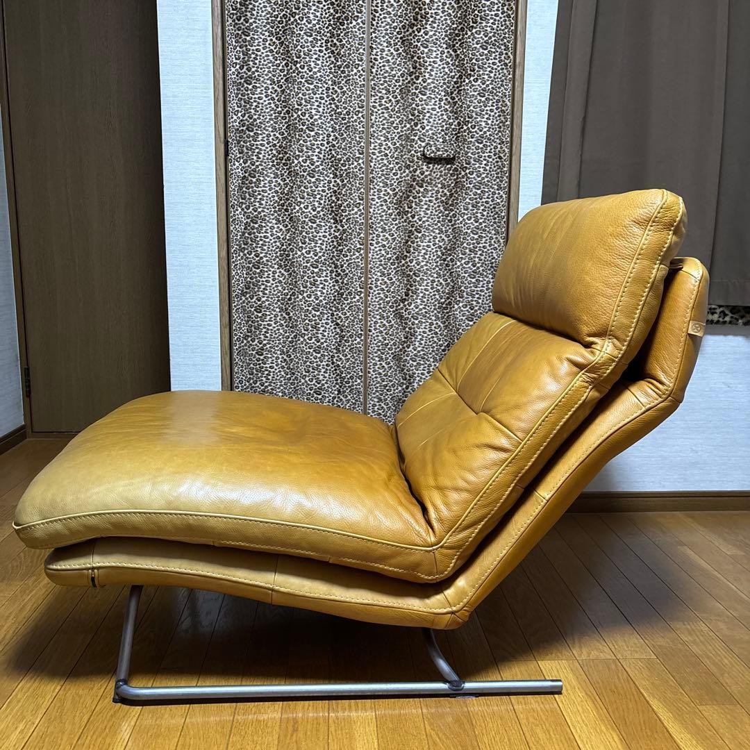 tabu 本革　シングルリクライニングソファ(クラッシュゲート・関家具)