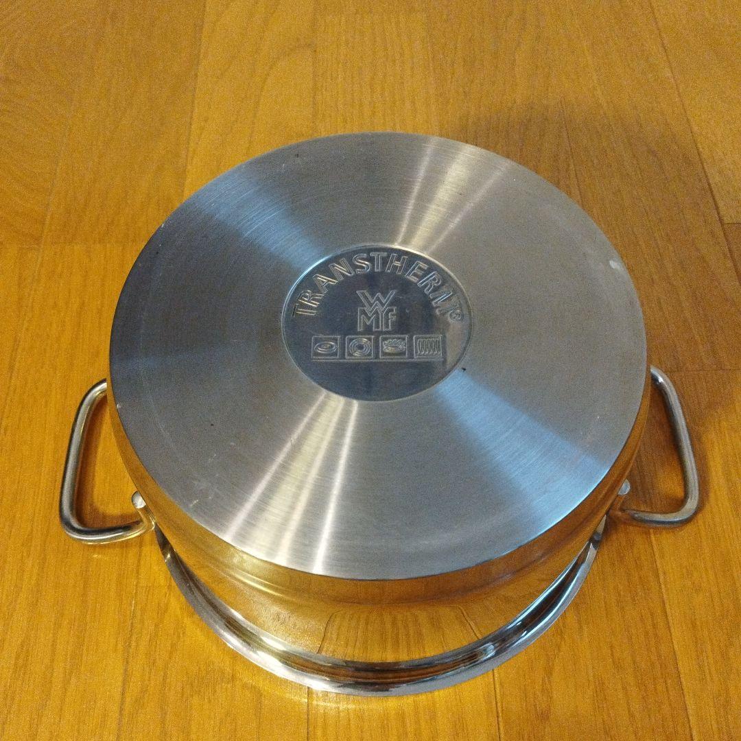 WMF TRANSTHERM 蓋付両手鍋 20cm ステンレス 調理鍋 IH対応
