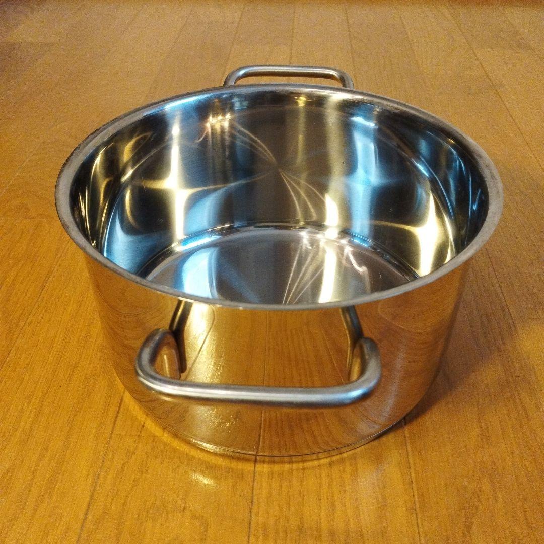 WMF TRANSTHERM 蓋付両手鍋 20cm ステンレス 調理鍋 IH対応