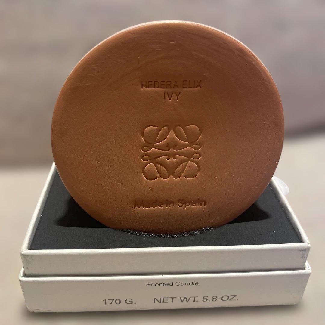 新品　ロエベ　アイビーの香り　アロマキャンドル 170g ピンク