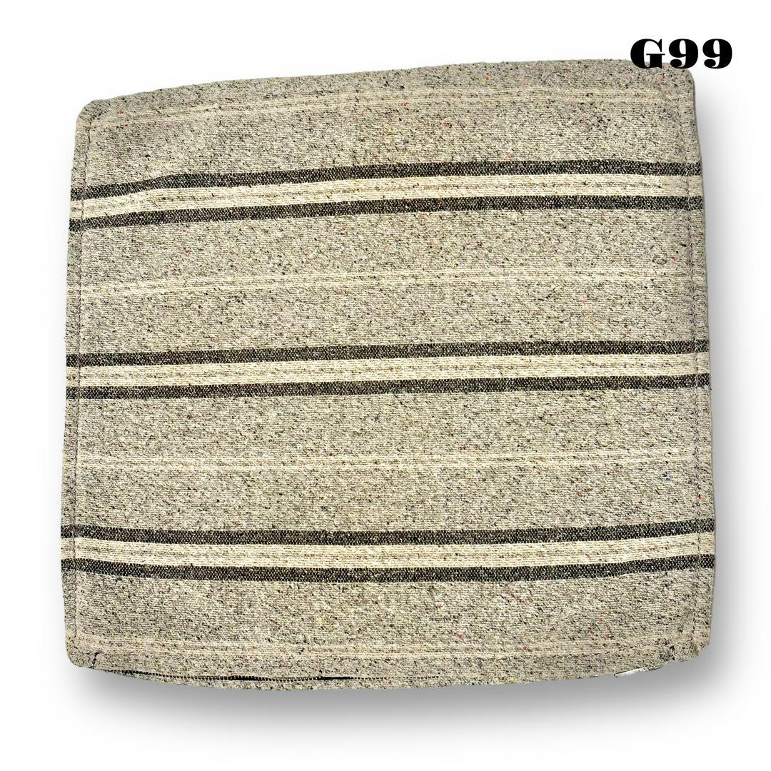 ★限定出品★ TENDERLOIN クッション カバー ボーダー ストライプ 炭