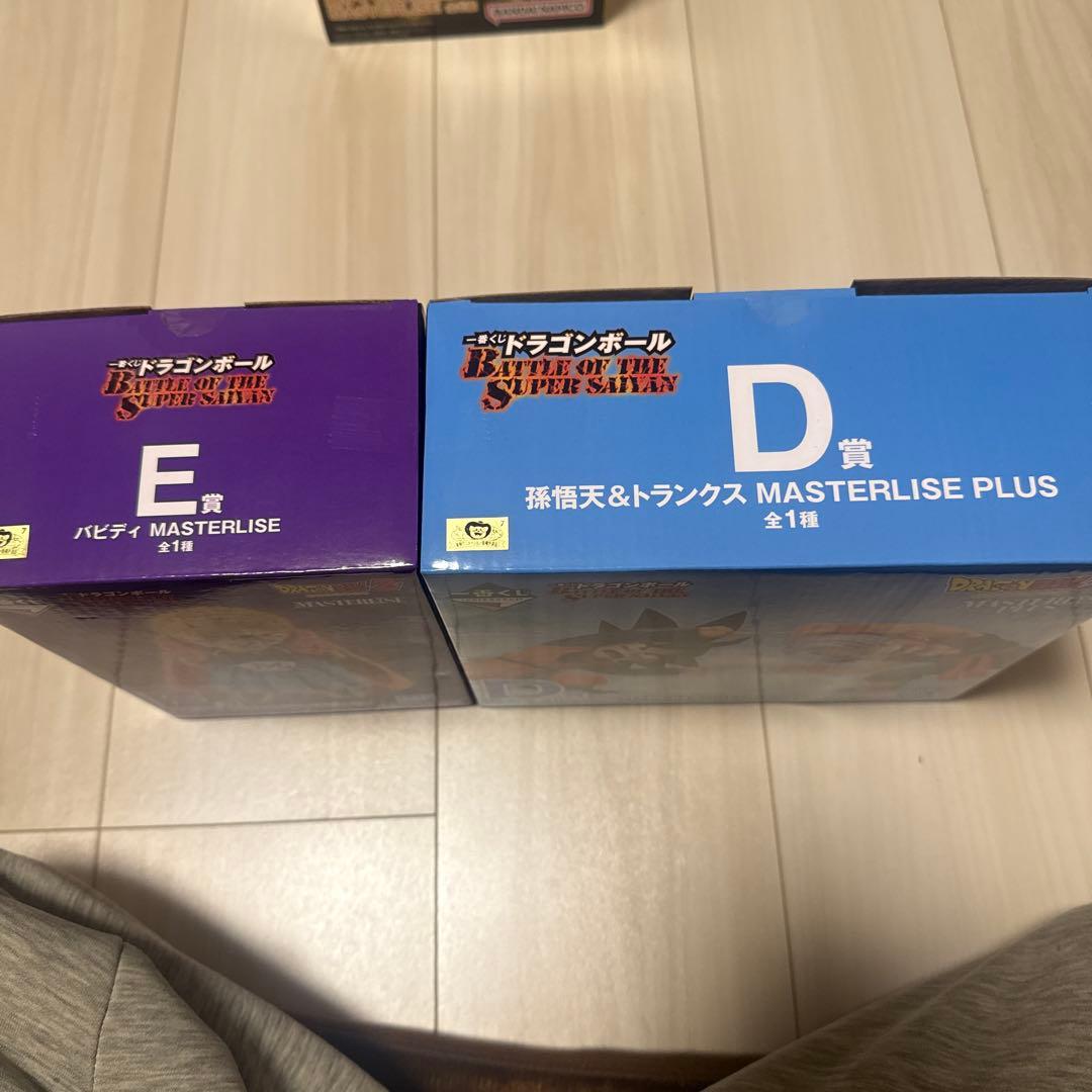 ドラゴンボール一番くじ、バビディ、悟天＆トランクス セットです