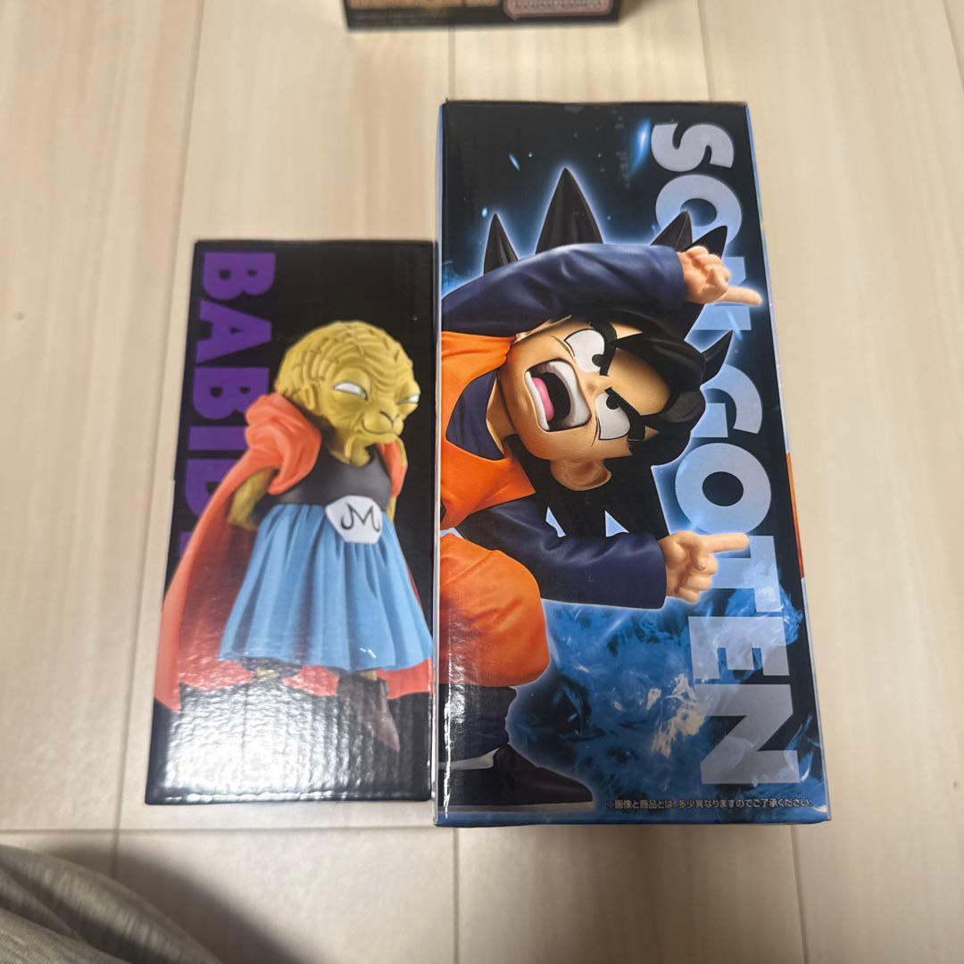 ドラゴンボール一番くじ、バビディ、悟天＆トランクス セットです