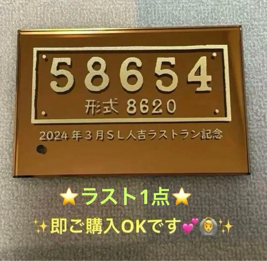 ⭐️ 超激レア‼︎ 【SL人吉　車内限定販売品】ミラープレート⭐️