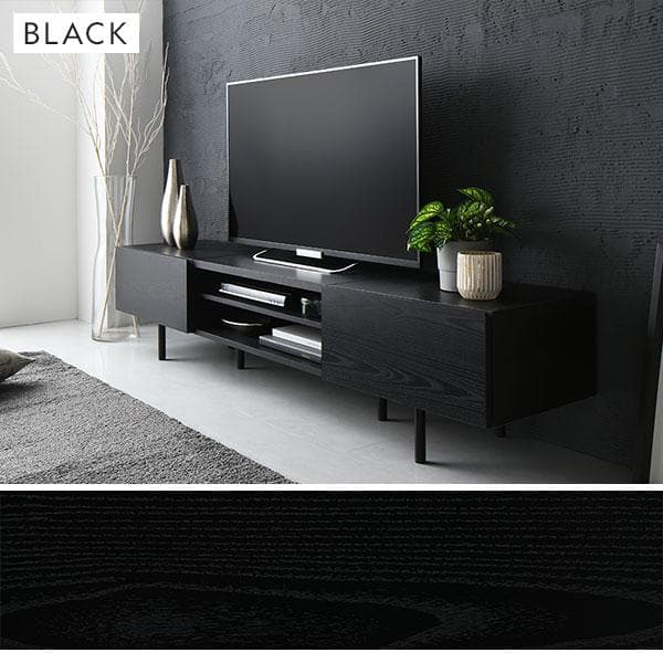 テレビ台　テレビボード　ブラック　150cm