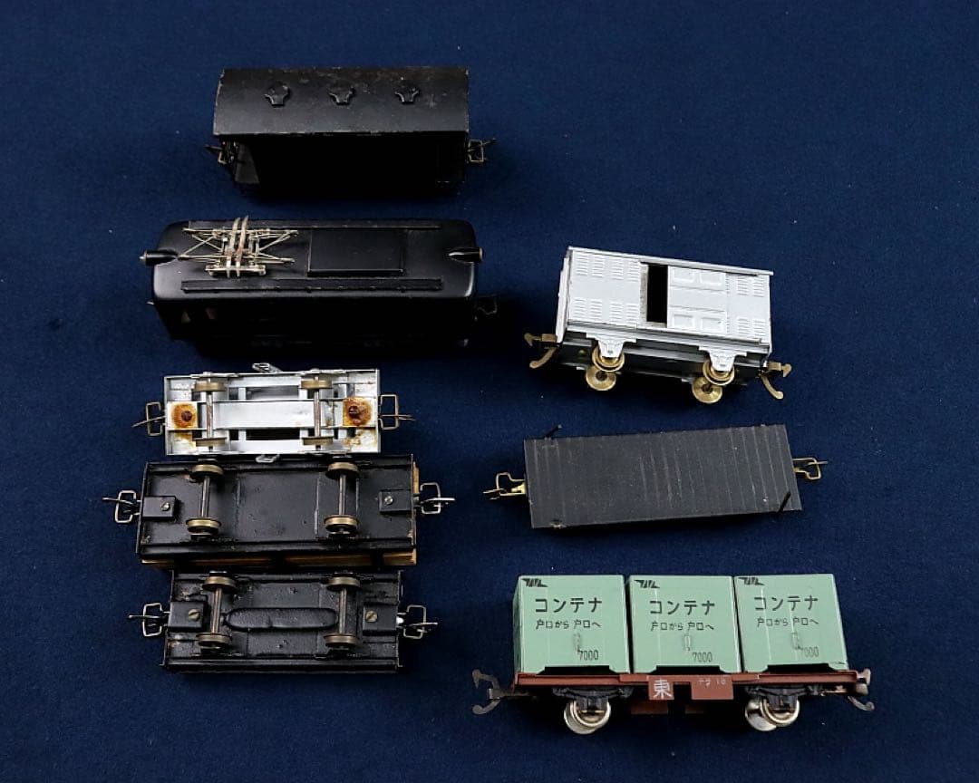 5070□KTM HO(16番) 貨物列車8両＋レール27本 セット KATSUMI（KTM）の