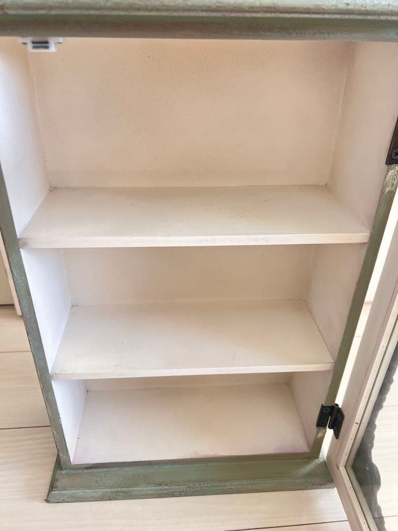 コベントガーデン ガラスキャビネット アンティーク調ガラス棚