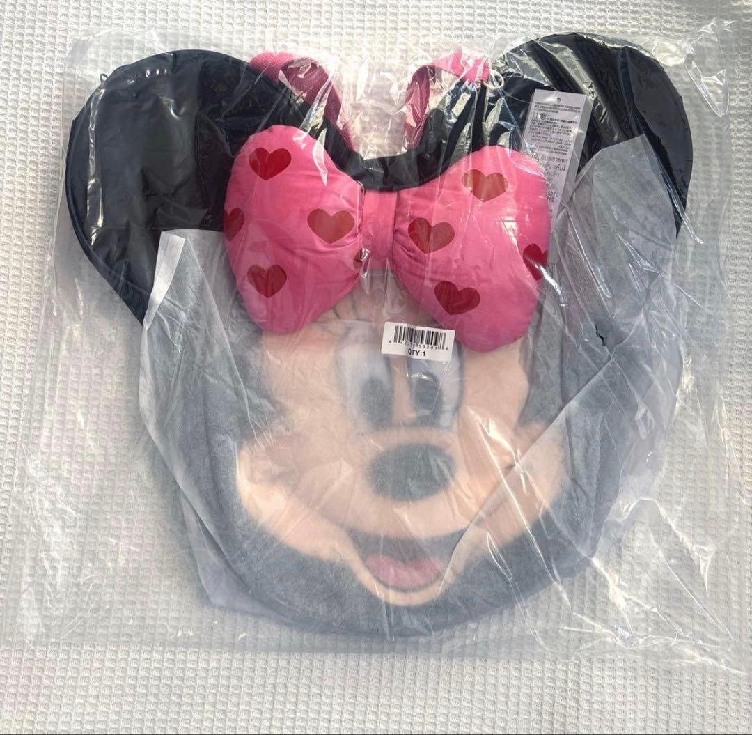 USディズニーストア ミニーマウスビッグフェイストートバッグ ハート