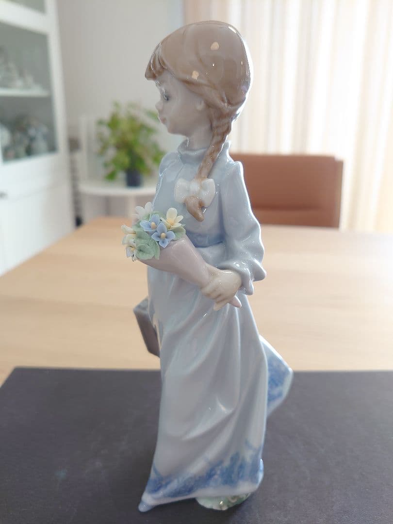 【極美品 会員限定 絶版 欠損無】リヤドロ No.7604『スクールデイズ』