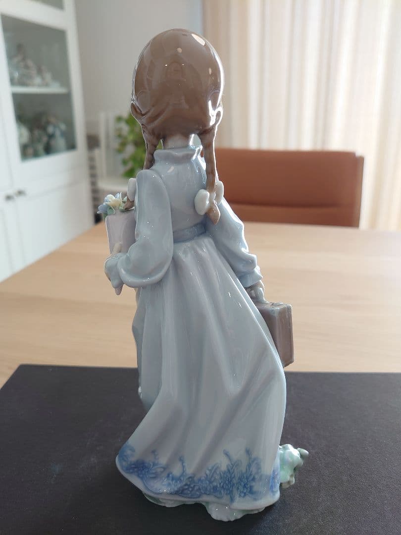 【極美品 会員限定 絶版 欠損無】リヤドロ No.7604『スクールデイズ』