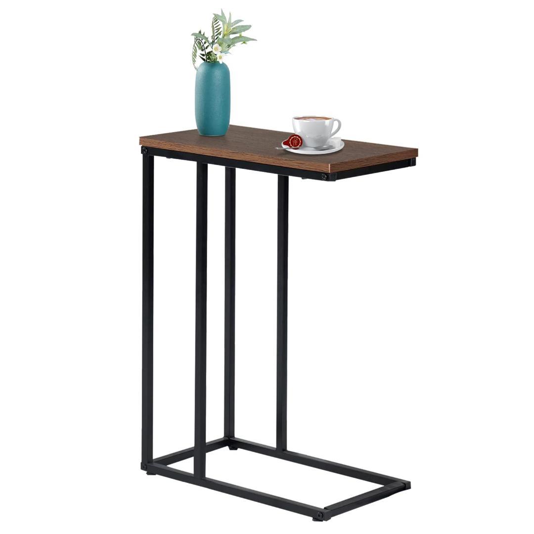 ナイト スリム サイドテーブル コの字型 シックなデザイン