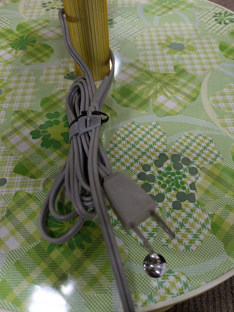 花柄 昭和レトロ レトロポップなキッチンワゴン サイドテーブル 緑 訳アリ