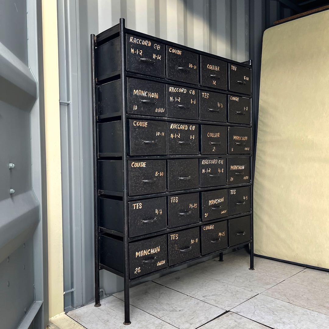 取付無料！ジャーナルスタンダードファニチャー ギデル 24ドロワースチール棚✨