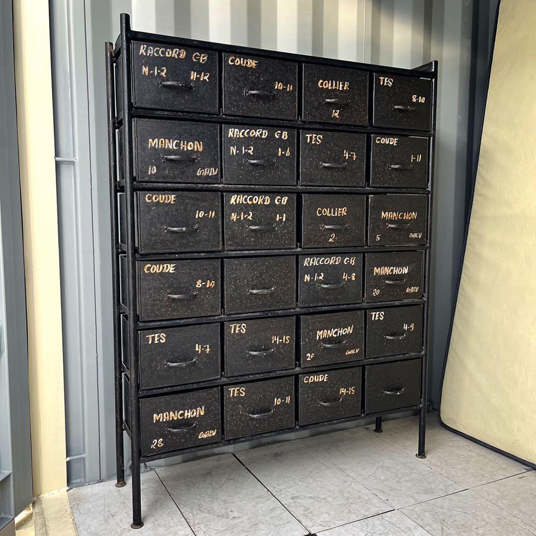 取付無料！ジャーナルスタンダードファニチャー ギデル 24ドロワースチール棚✨