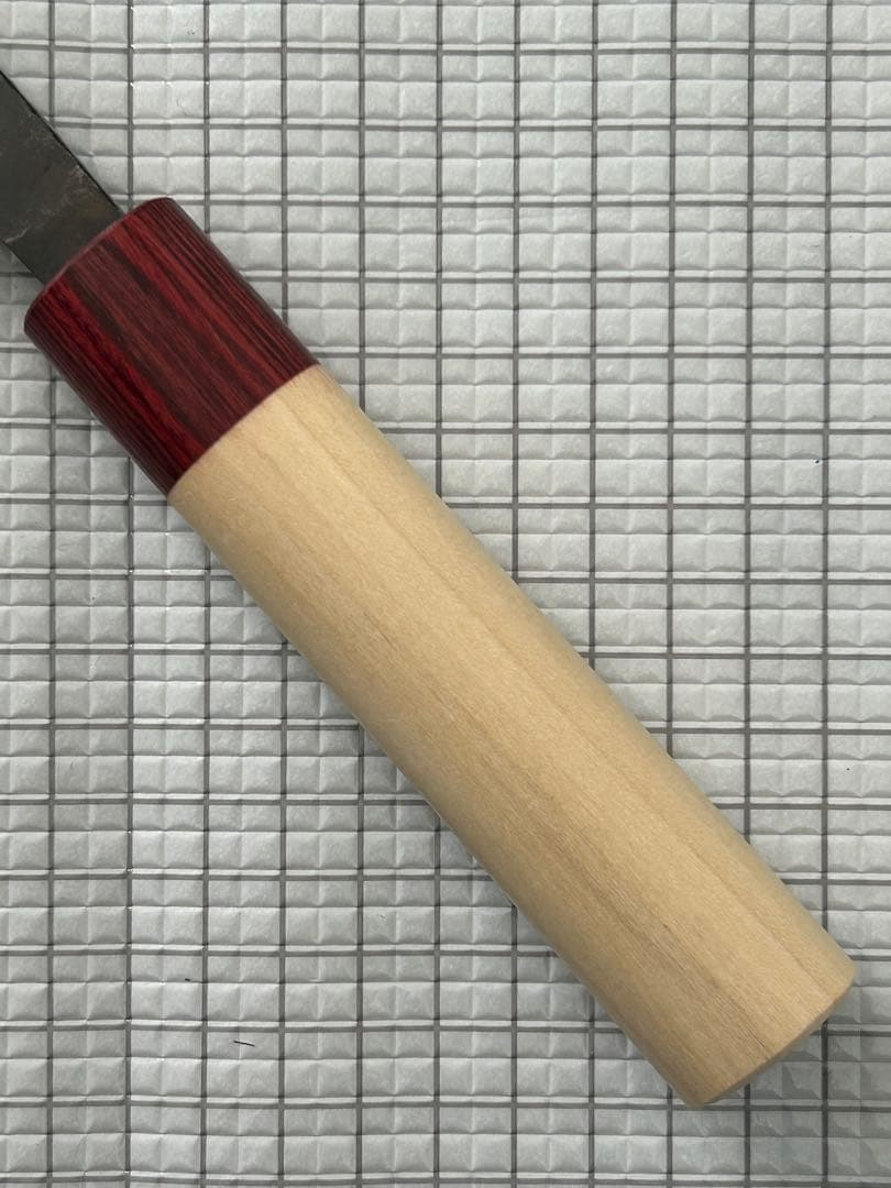 包丁 菜切包丁 ダマスカス 安来鋼青紙２号 165mm ワイン丸柄