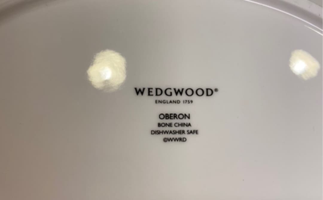 ウェッジウッド　オベロン　OBERON 24cm オーバルプレート　3枚セット