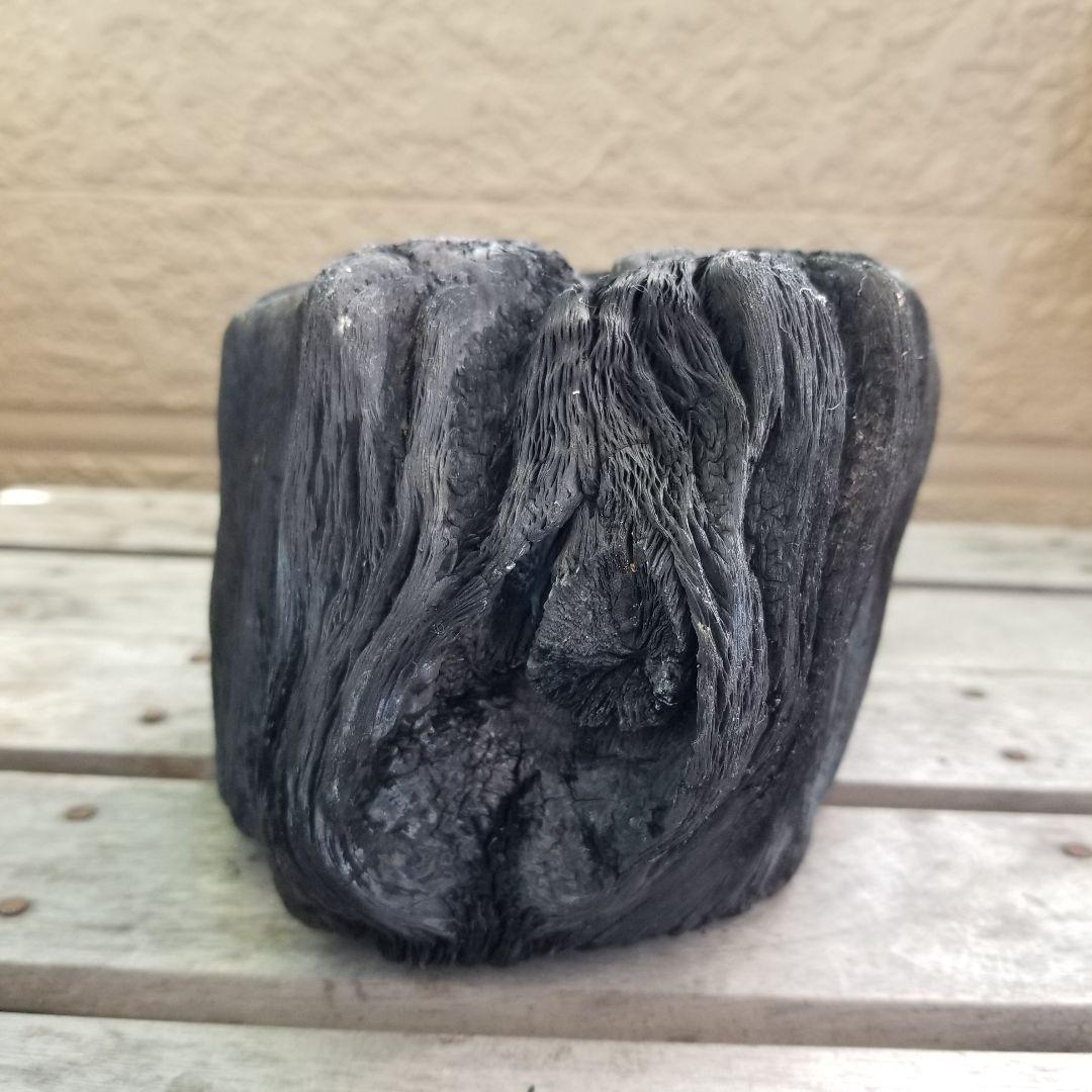 紀州備長炭オブジェ　一点物　希少