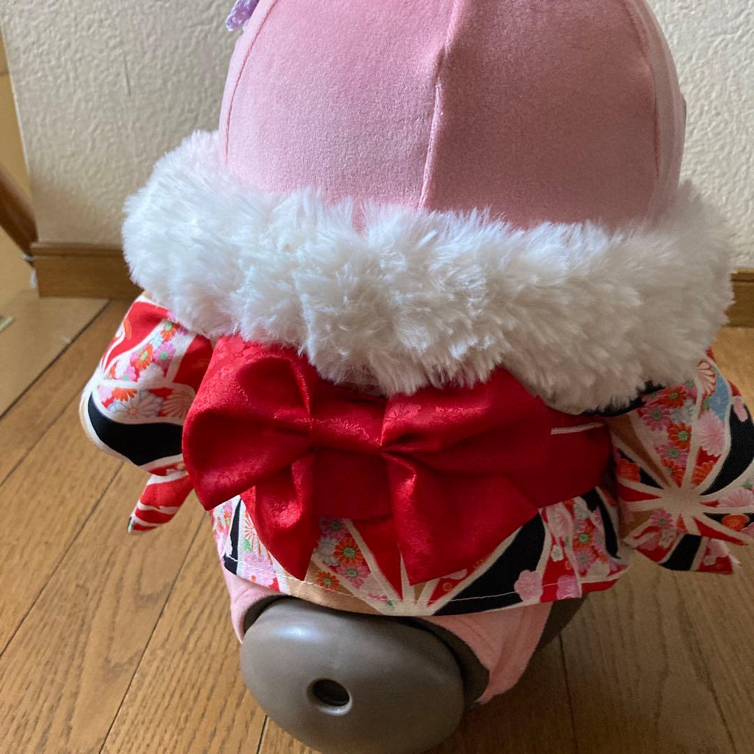 限定セット！ラボット 服 lovot 赤着物 襟巻きスヌード 桜髪飾り