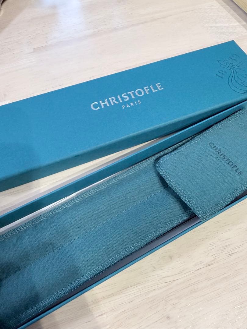 christofle 銀 ストロー ペア