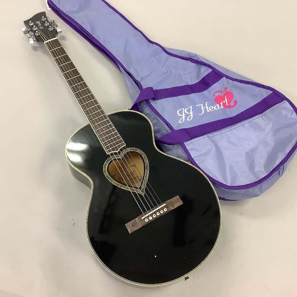 JJ Heart アコースティックギター JJC-HRTKIT/BK ケース付き - メルカリ