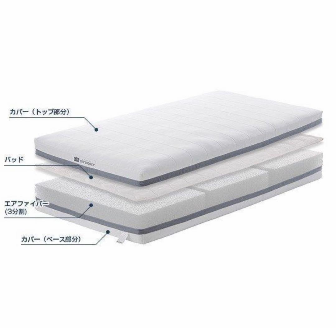 S02 ダブル エアウィーヴ ベッドマットレス 高反発 厚さ21cm