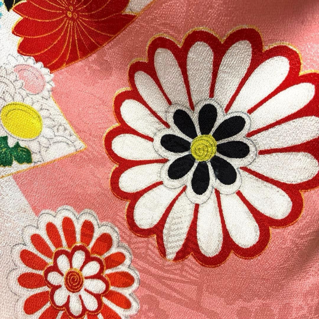 七五三　着物セット　7歳　アンティーク　だらり帯　ぽっくり　舞妓スタイル